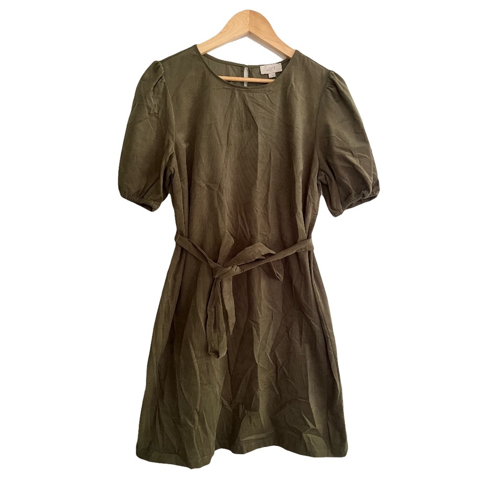 Sage green Corduroy Loft Dress